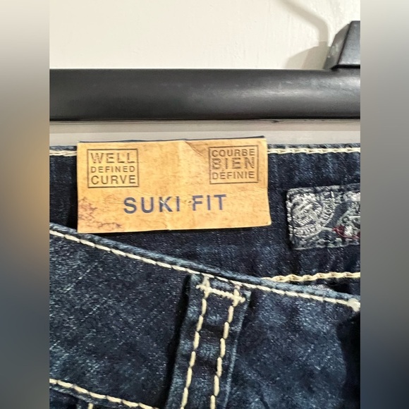 NEW NWT suki mid slim boot silver Jeans 30/33 30x33 - Picture 8 of 13